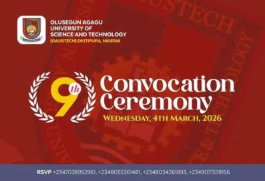 OAUSTECH Announces 9th Convocation Cerem...